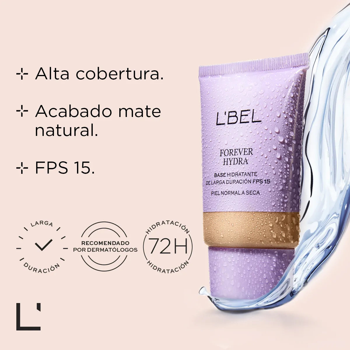 Base de maquillaje hidratante Forever Hydra 27ml