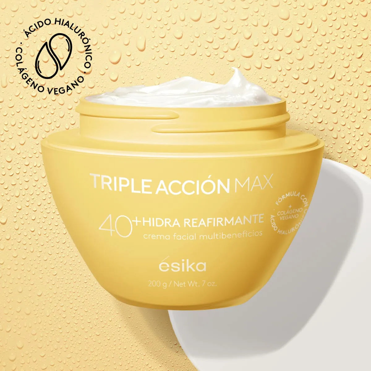 Crema Facial Hidra Reafirmante Triple Acción Max 40+, 200g