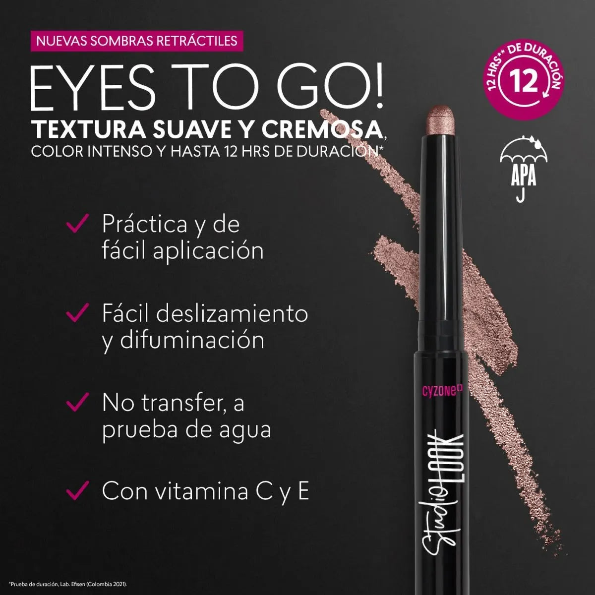 Sombras Retráctiles Eyes to Go Studio Look