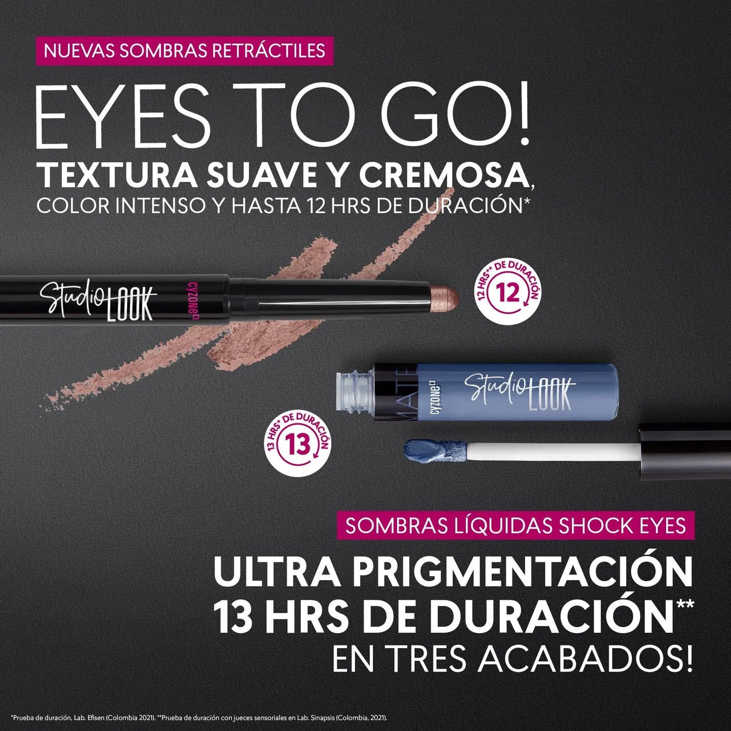 Sombras Retráctiles Eyes to Go Studio Look