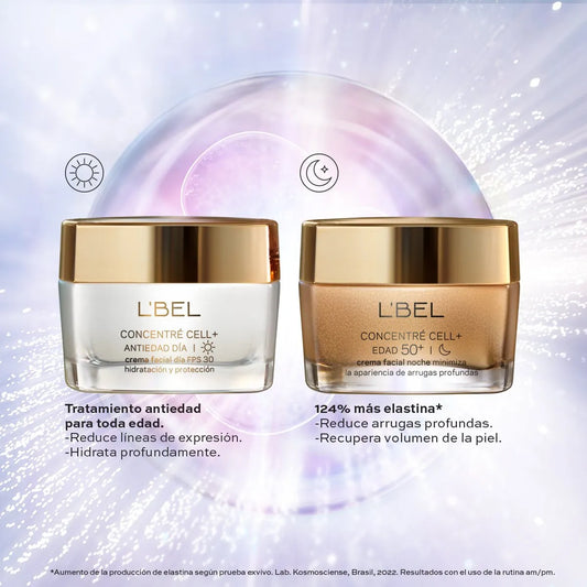 Concentré Cell+ Edad 50+ Crema Facial Antiedad de Noche 50g.