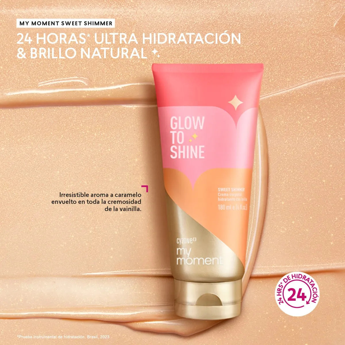 Crema Hidratante Sweet Shimmer My Moment, 180 ml