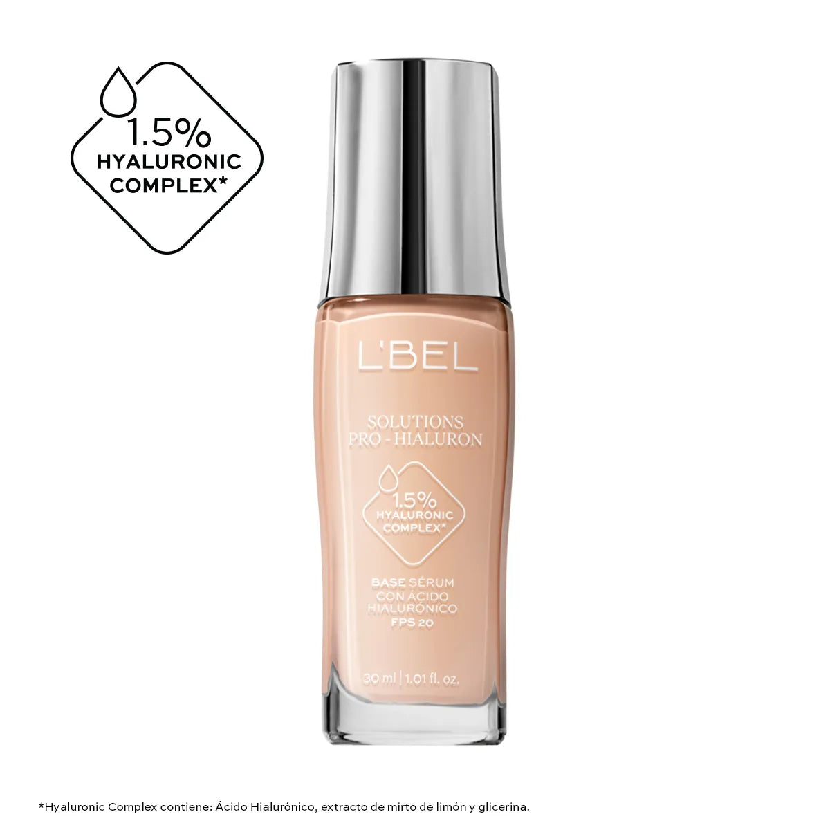 Base de Maquillaje Solutions Pro-Hialuron con Ácido Hialurónico 30ml