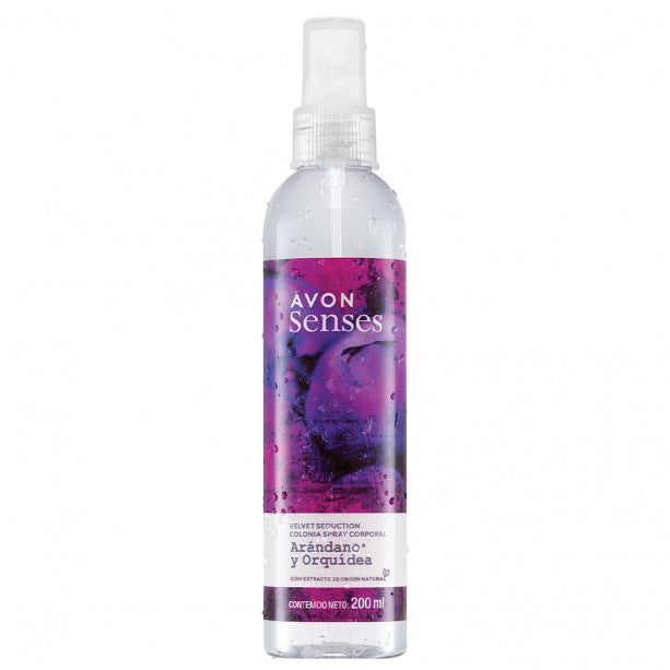 Avon Senses Spray Corporal Arándano y Orquídea