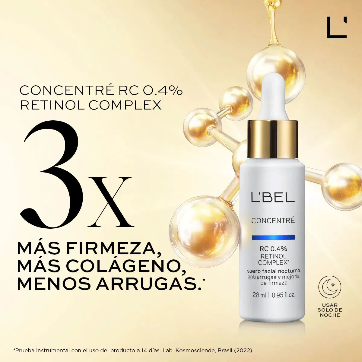 Concentré Suero Facial Arrugas Profundas y Firmeza 0.4% Retinol Complex 28 ml