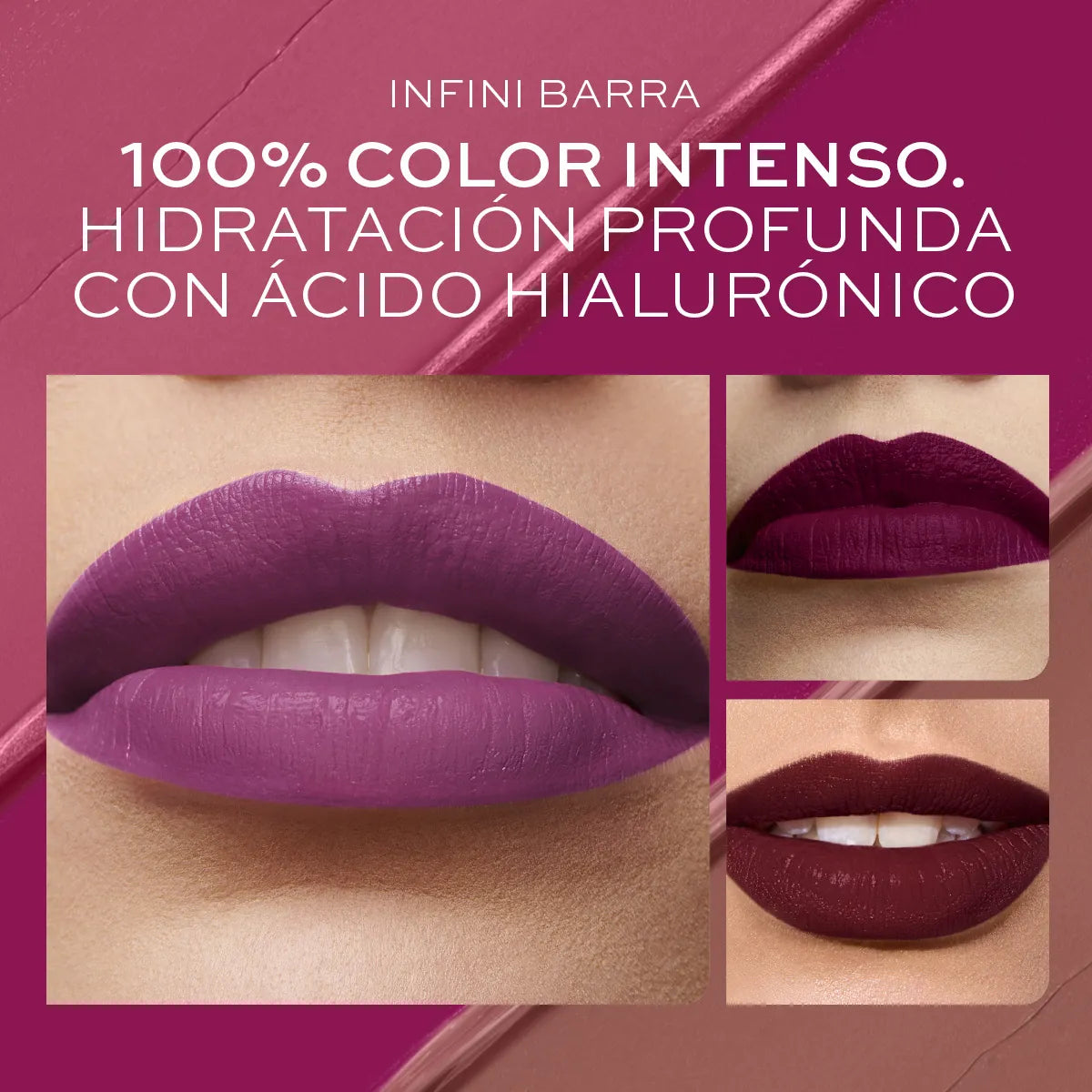 Infini Lápiz Labial Hidratante Mate con Ácido Hialurónico 2 g