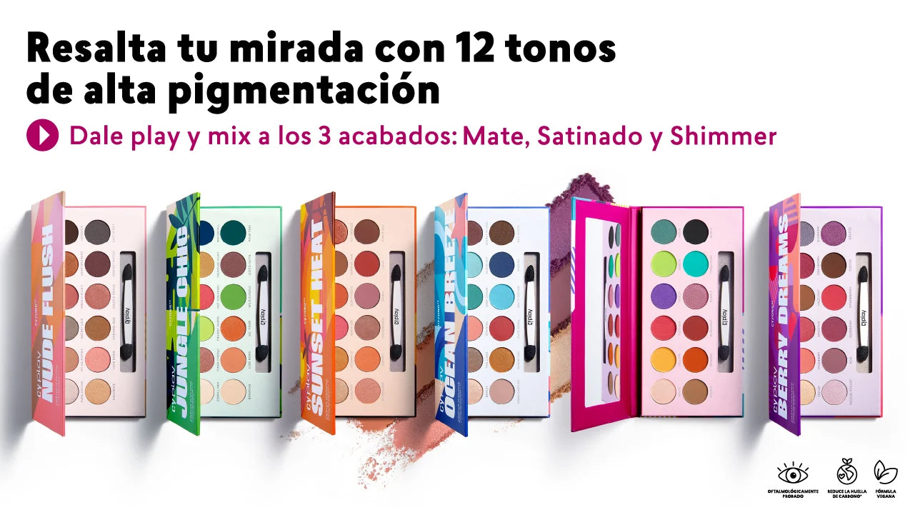 Paleta De Sombras Twelve O'Clock Cyplay