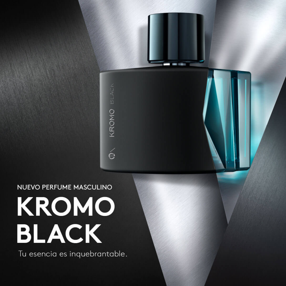 Kromo Black Perfume de Hombre 90 ml Siempre Linda Ecuador