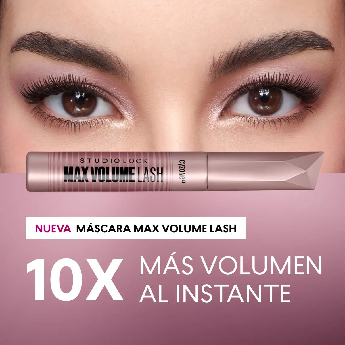 Máscara Max Volumen Lash de Cyzone
