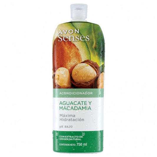 Avon Senses Acondicionador Aguacate y Macadamia Máxima Hidratac